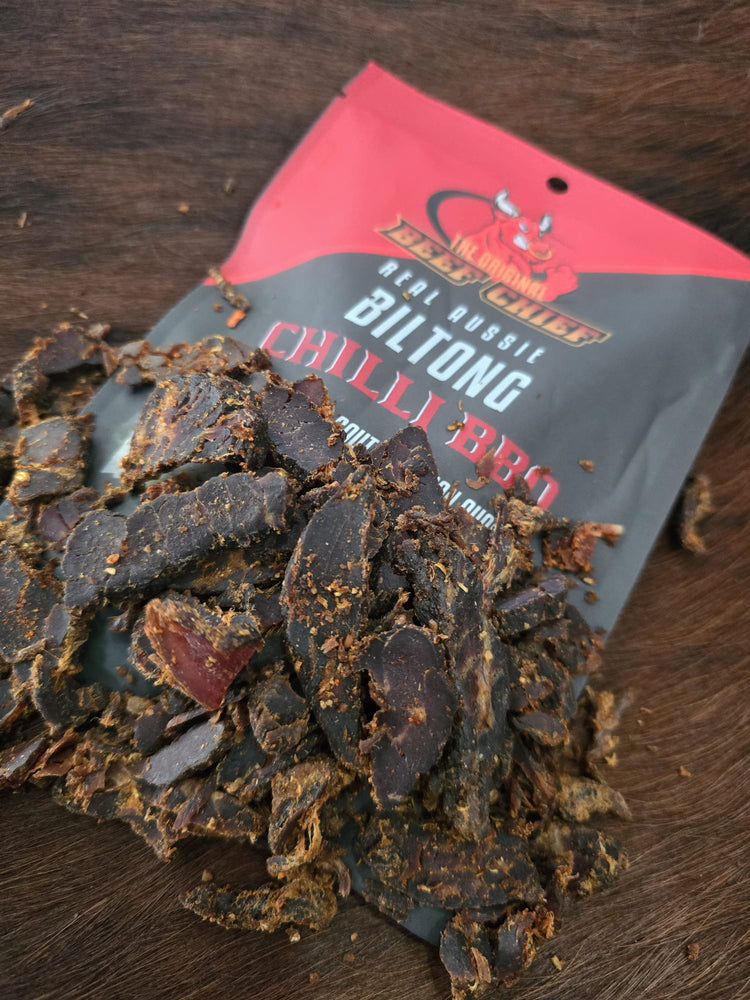 Chilli BBQ Biltong - Original Beef Chief – OBCwholesale