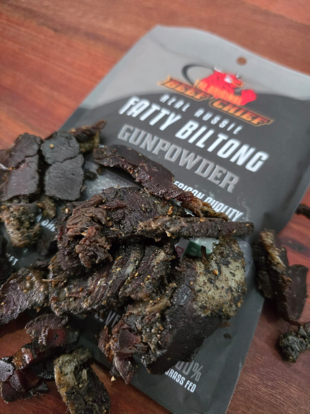 Gunpowder Fatty Biltong Australia | Original Beef Chief – OBCwholesale